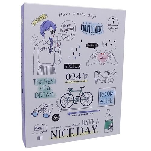 よい一日を[プロフ帳]ミニ BOOK付 プロフィール帳 | 文具百貨